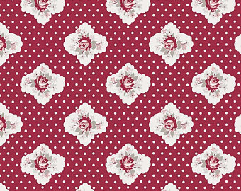 C7061-Red Rustic Romance Penny Rose